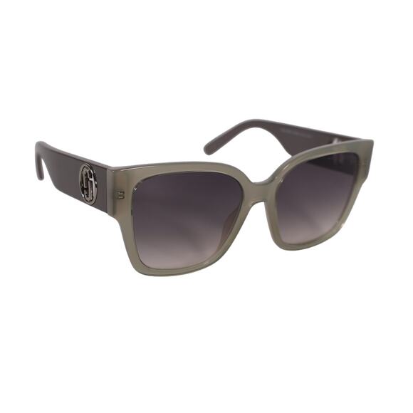 Marc Jacobs Square Womens Sunglasses - Sage / Grey Gradient - NWT - Picture 6 of 11